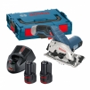 Bosch GKS 12 V-26 RUČNÍ OKRUŽNÍ PILA (2x3,0Ah, GAL1230CV, L-Boxx) 06016A1005