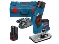 Bosch GKF 12 V-8 OHRAŇOVACÍ FRÉZKA (2x3,0Ah, GAL1230CV, L-Boxx) 06016B0000