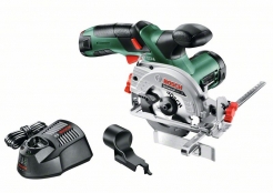 Bosch PKS UniversalCirc 12  OKRUŽNÍ PILA 1 x PBA12V/2.5Ah, AL1115CV 1.400ot./min, deska 88x147 mm 06033C7002