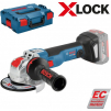 Bosch GWX 18V-10C X-LOCK  ÚHLOVÁ BRUSKA  bezuhlíková Ø125mm  ((solo-bez aku a nabíječky, L-Boxx) 06017B0200